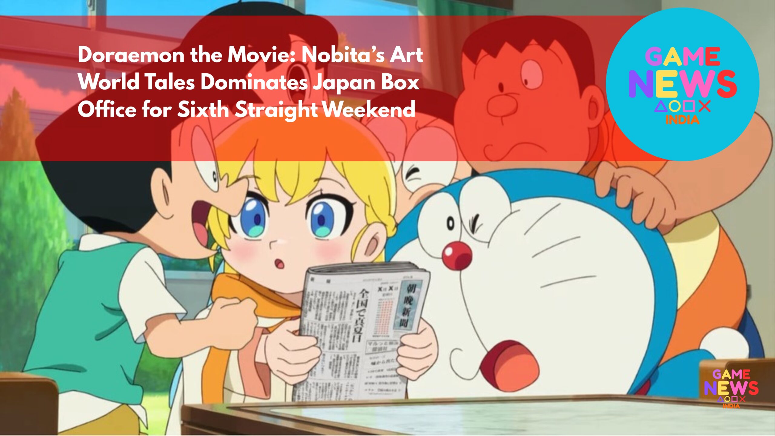 Doraemon the Movie: Nobita’s Art World Tales Dominates Japan Box Office for Sixth Straight Weekend