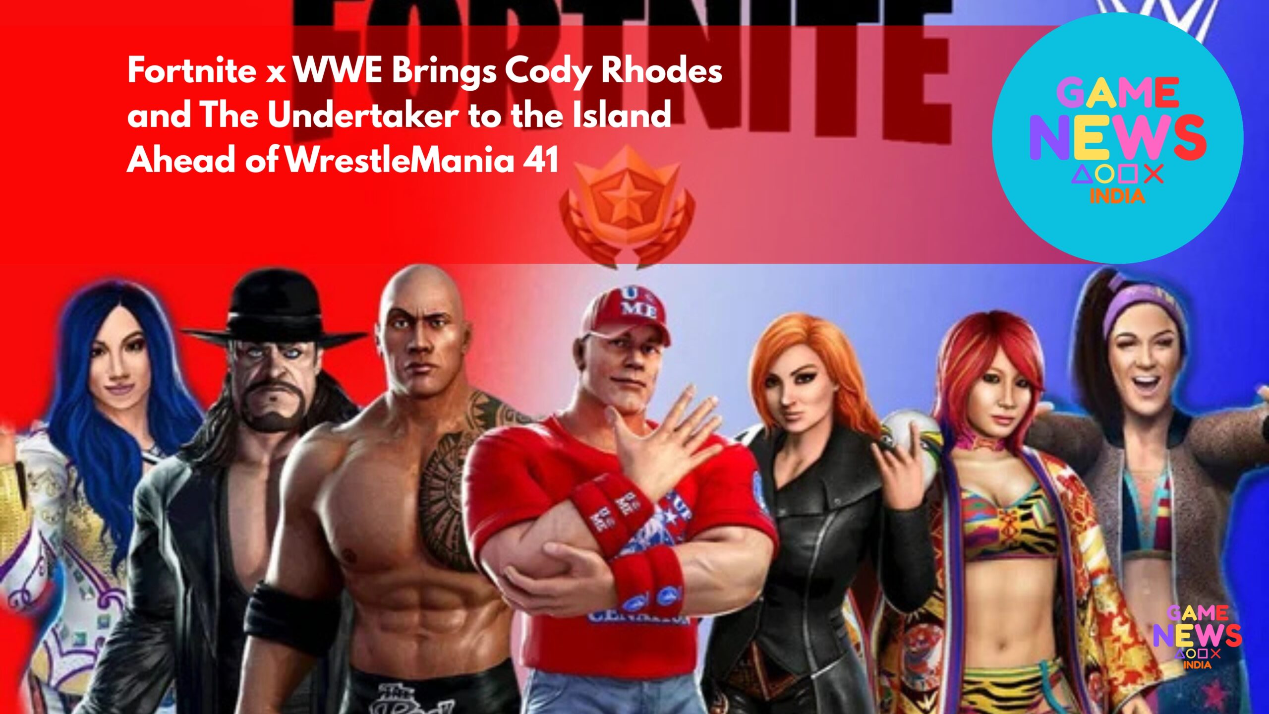 Fortnite x WWE Brings Cody Rhodes and The Undertaker to the Island Ahead of WrestleMania 41